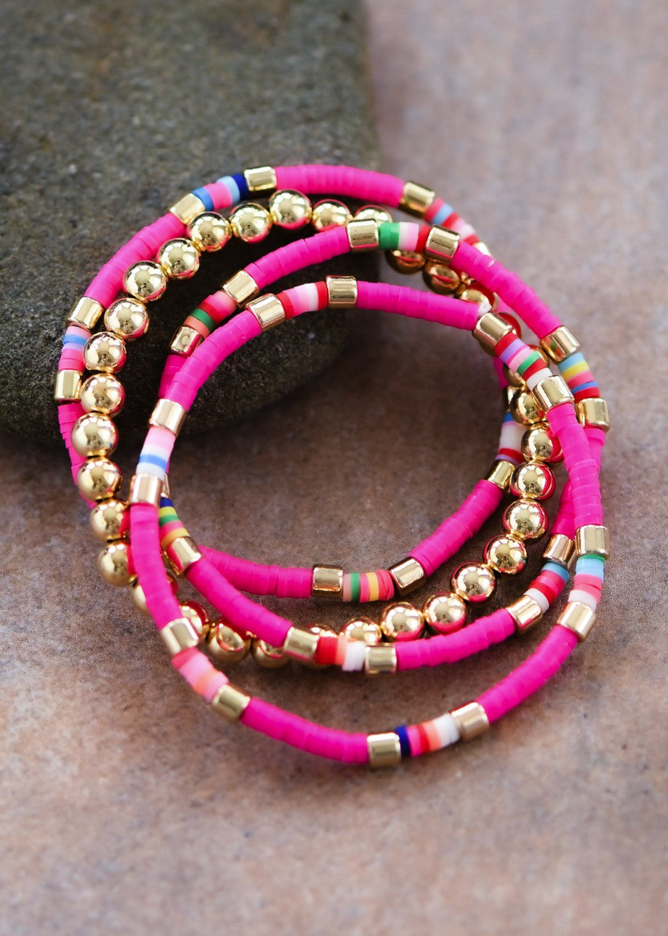 Pink Paradise Bracelet Stack