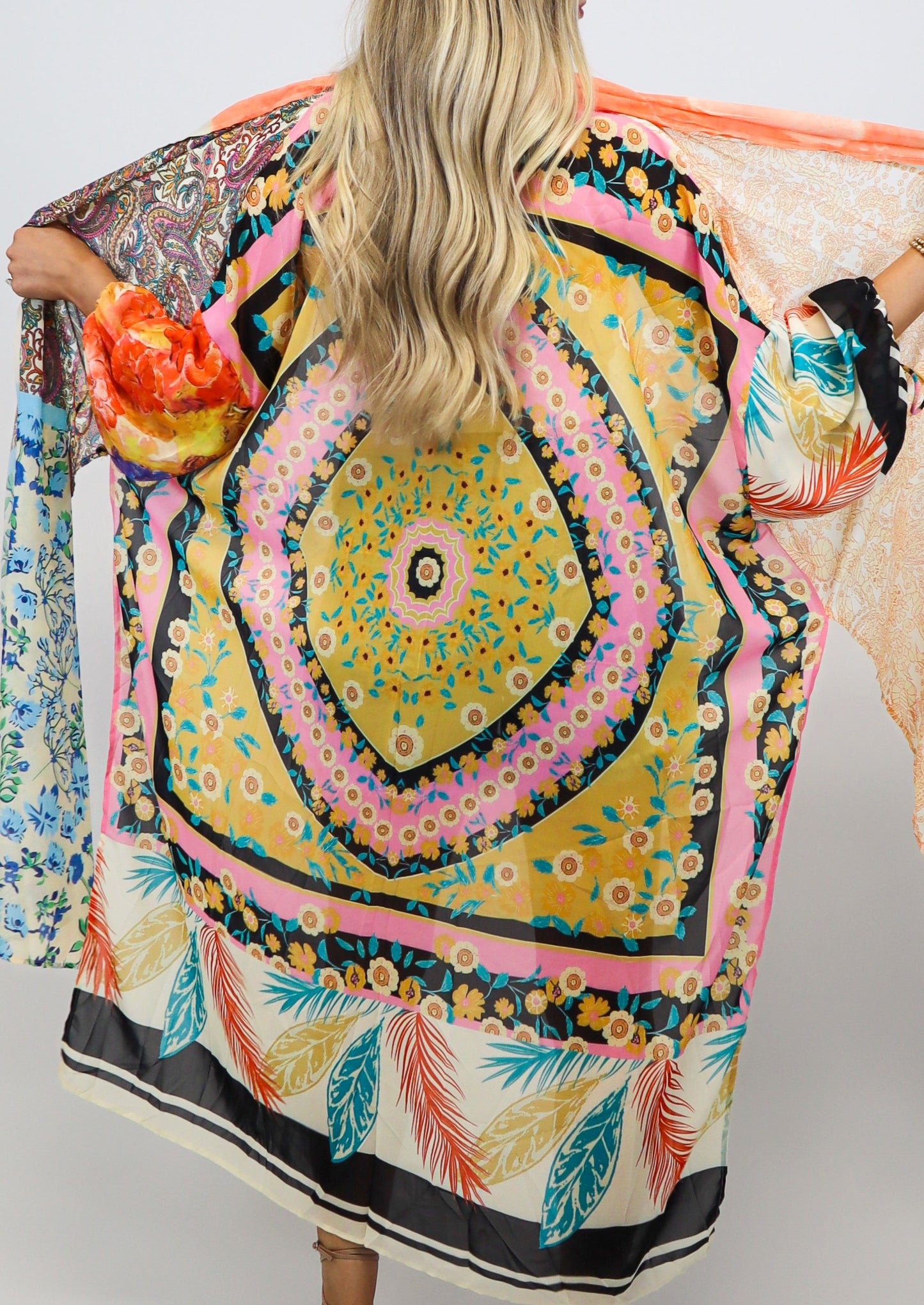 Poppy Patchwork Kimono