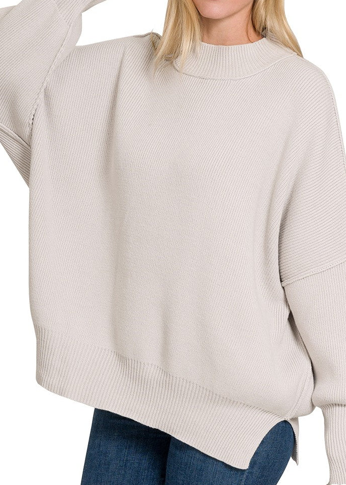 Fall Feels Sweater - Bone