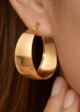 Riviera Gold Hoop Earrings
