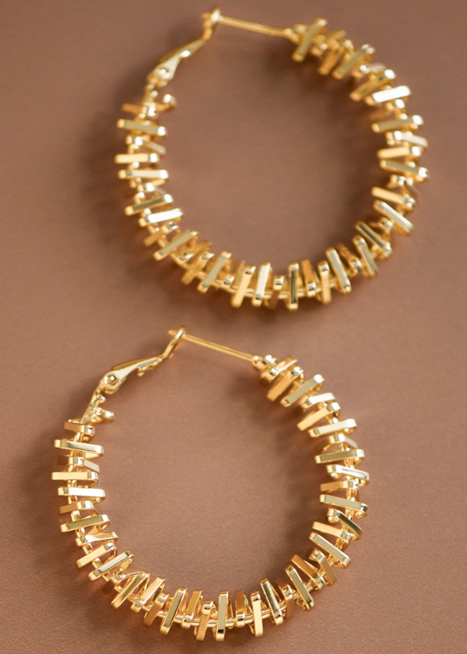 Nova Gold Hoop Earrings