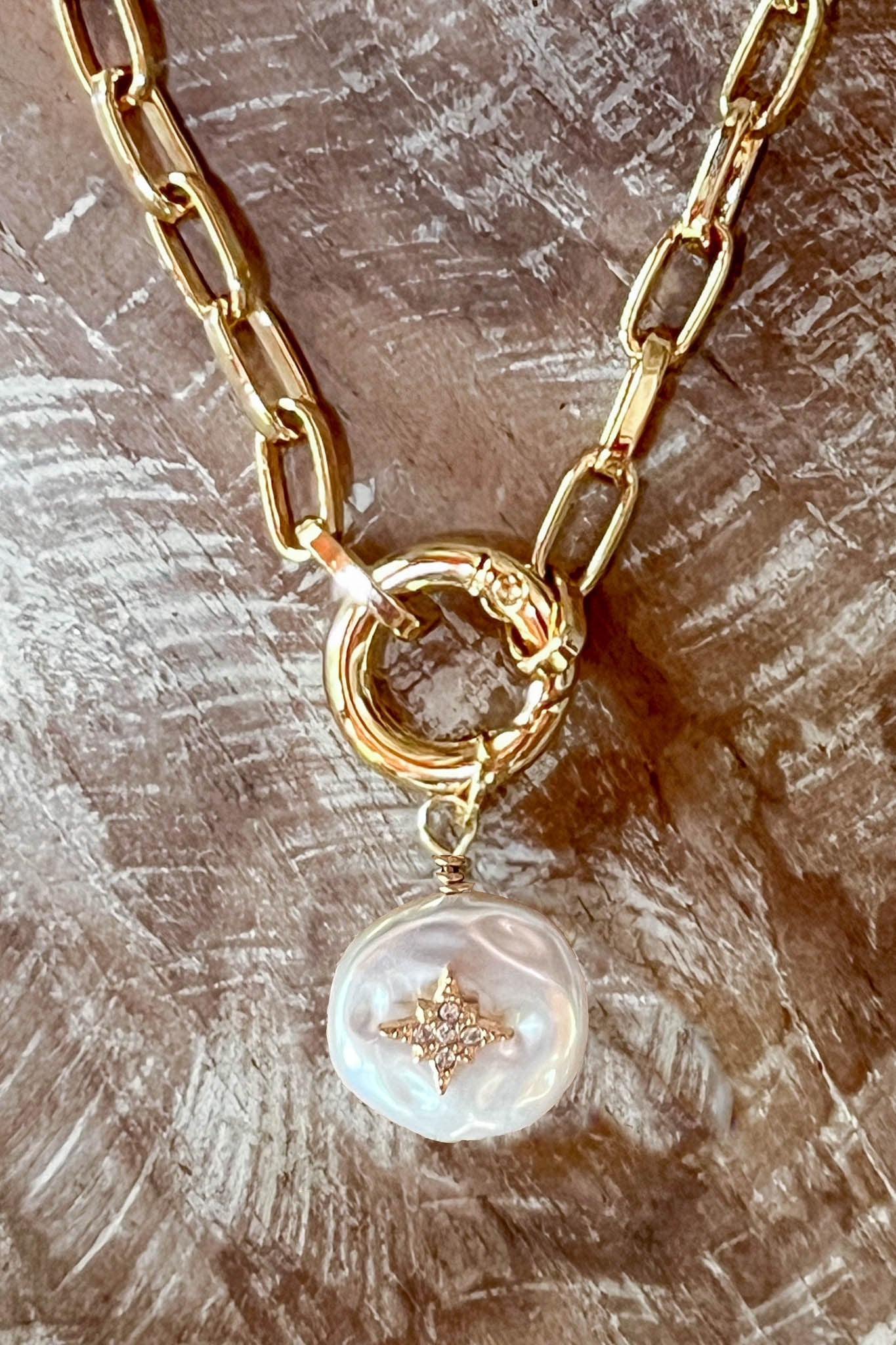 Shelby Pearl Star Bracelet