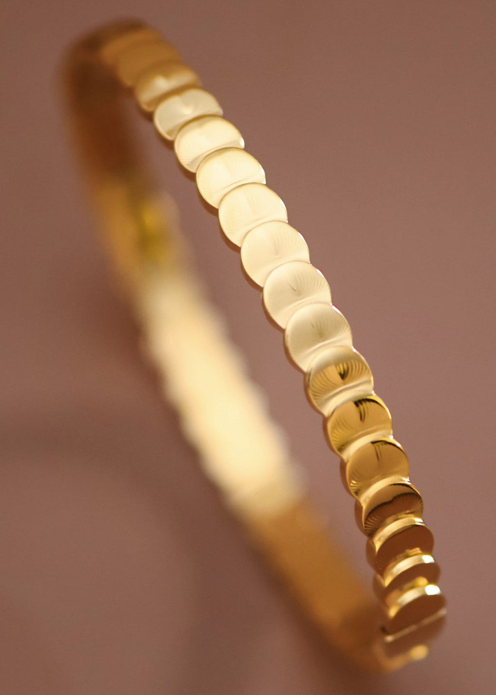 Harper Gold Hinge Bangle