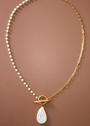 Lane Pearl Beaded Necklace