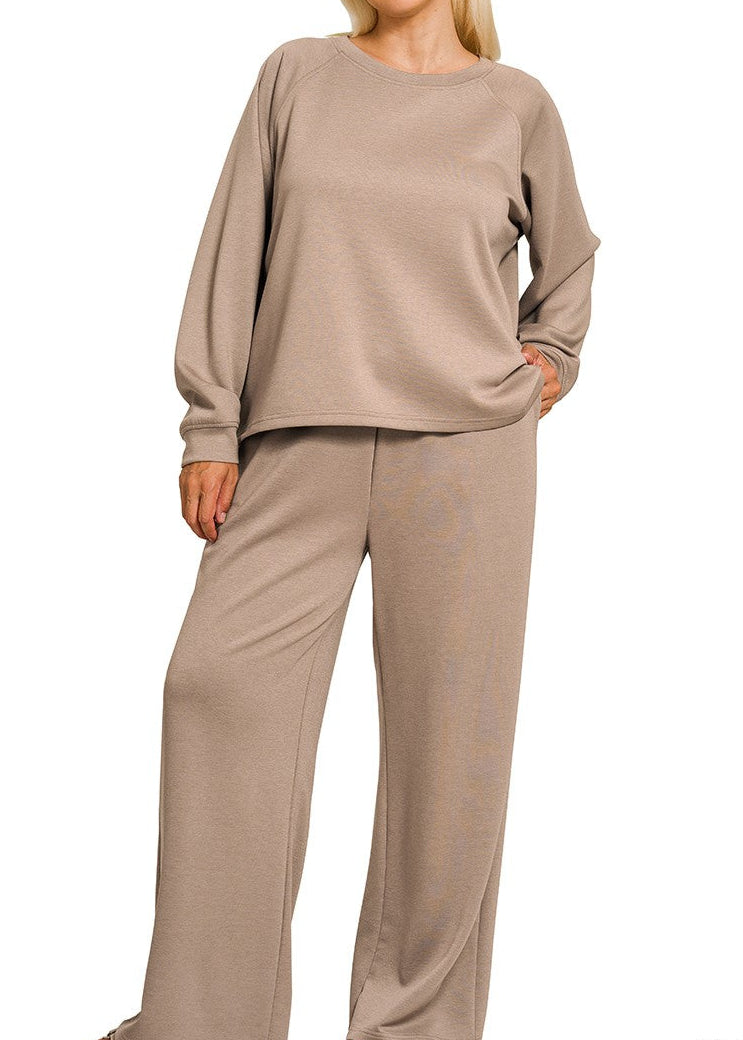 Cozy & Caffeinated Lounge Set - Cocoa