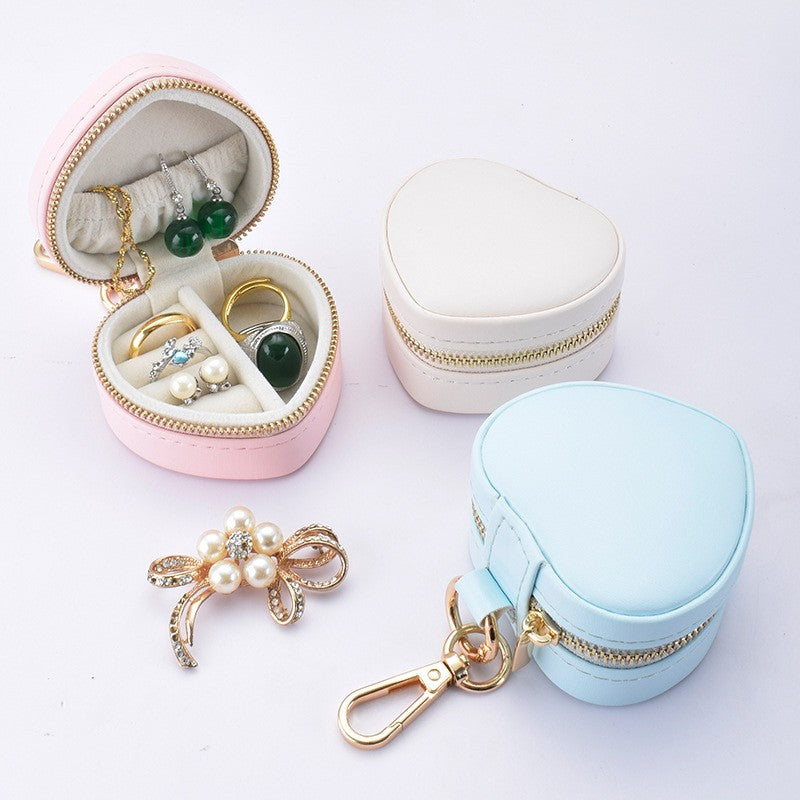 Mini Heart Jewelry Bag Charm