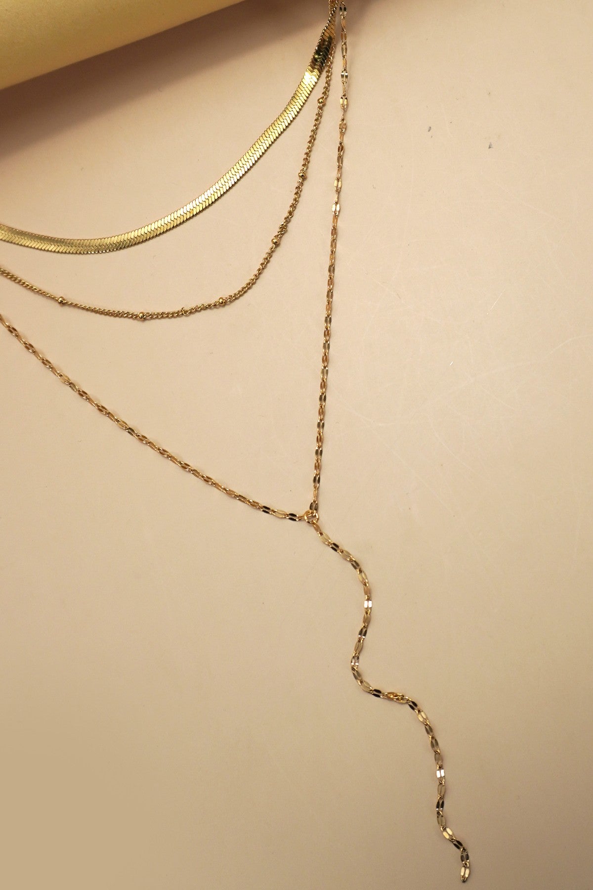 Layered Lariat Necklace