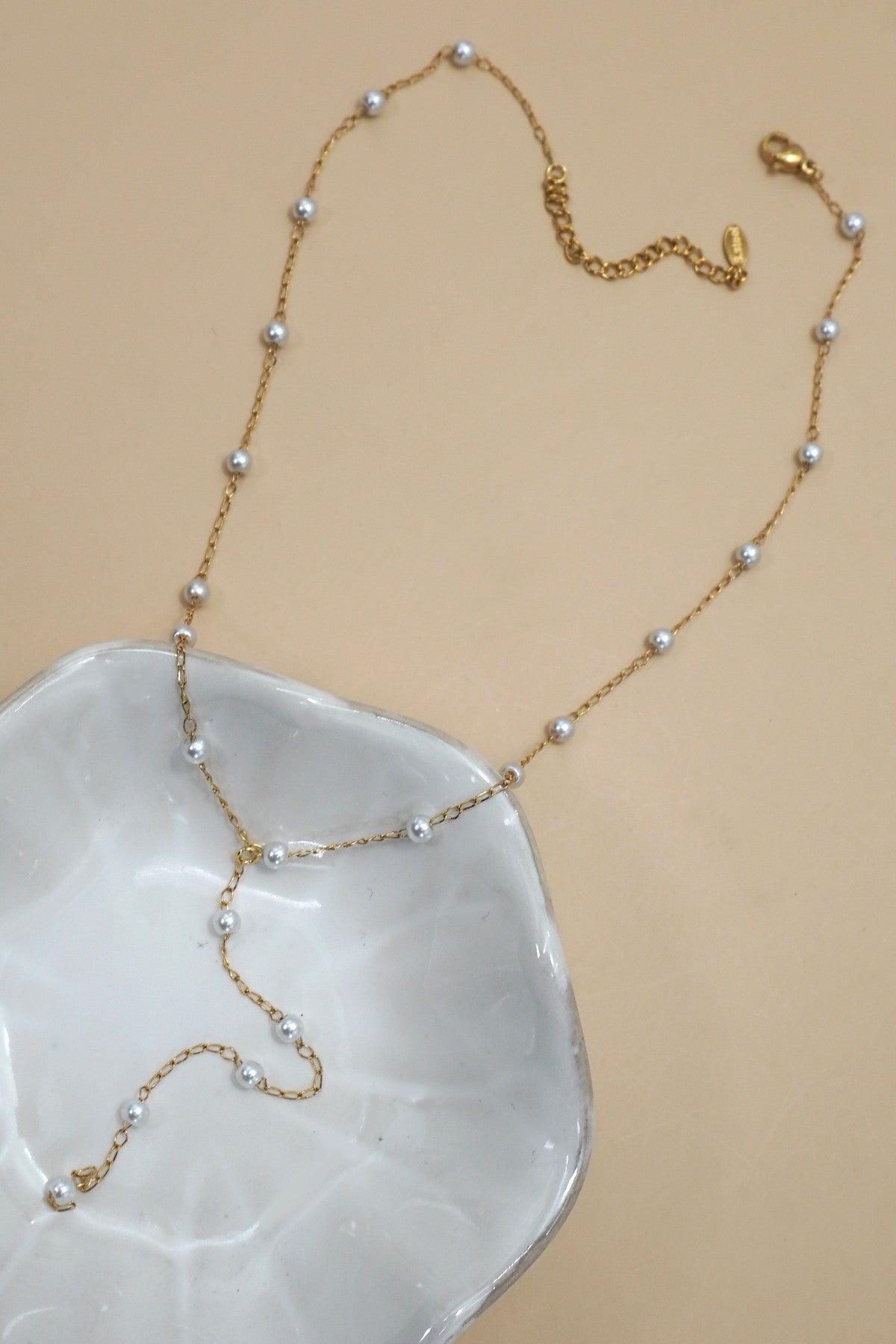 Pearl Lariat Necklace