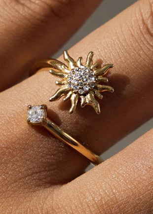 Radiant Sunburst Ring