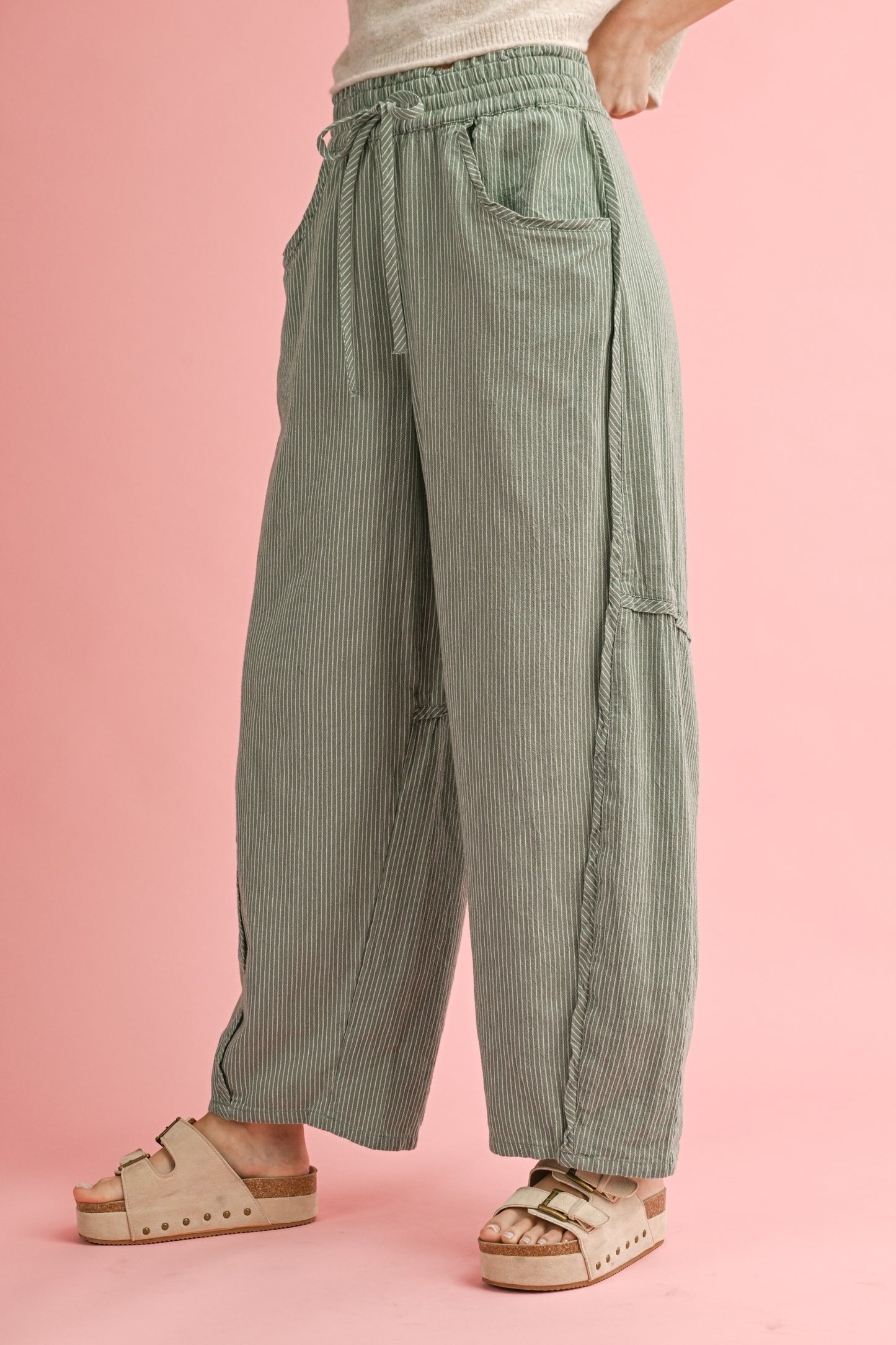 Mélange Texture Serene Pants