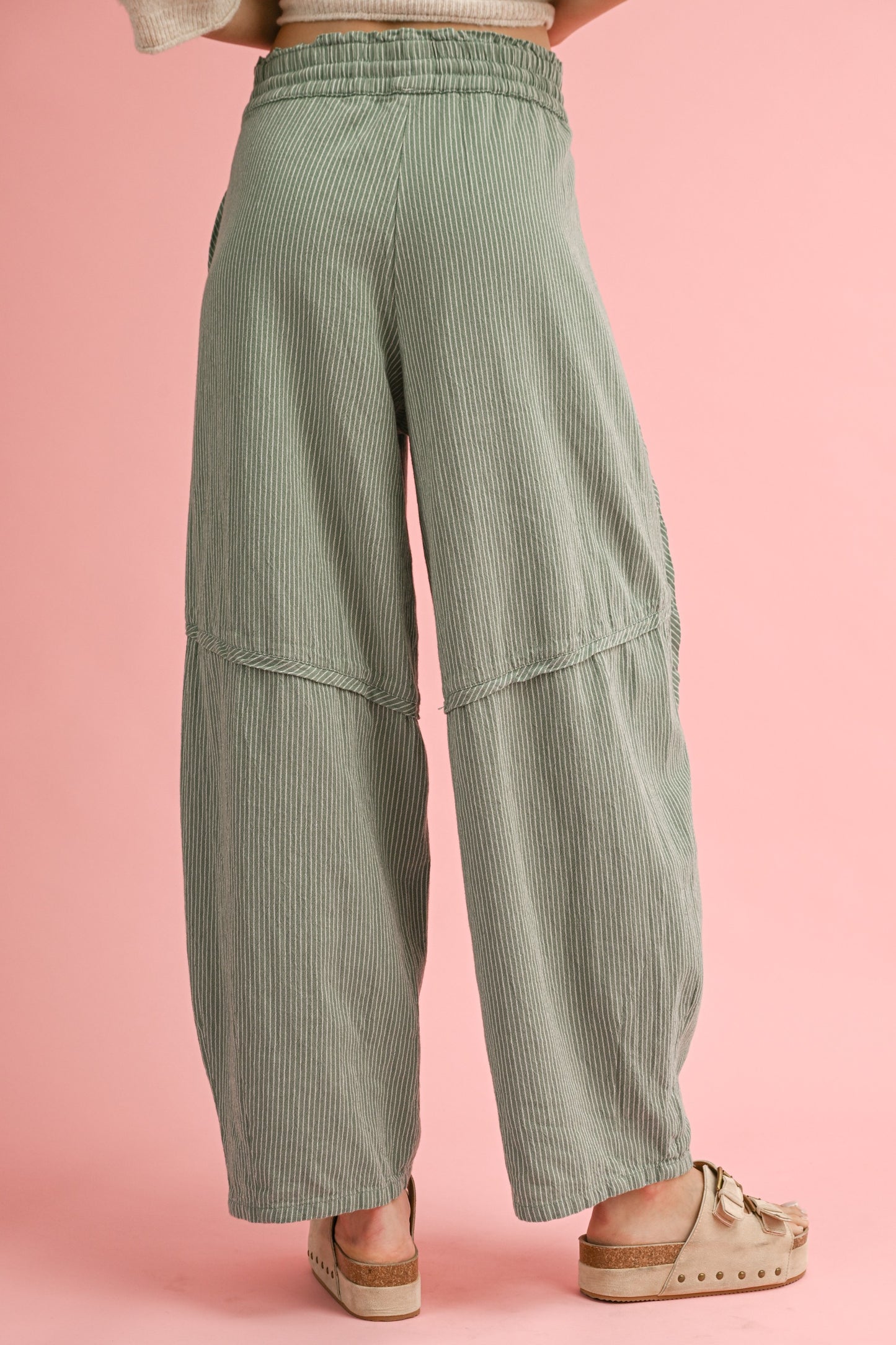 Mélange Texture Serene Pants
