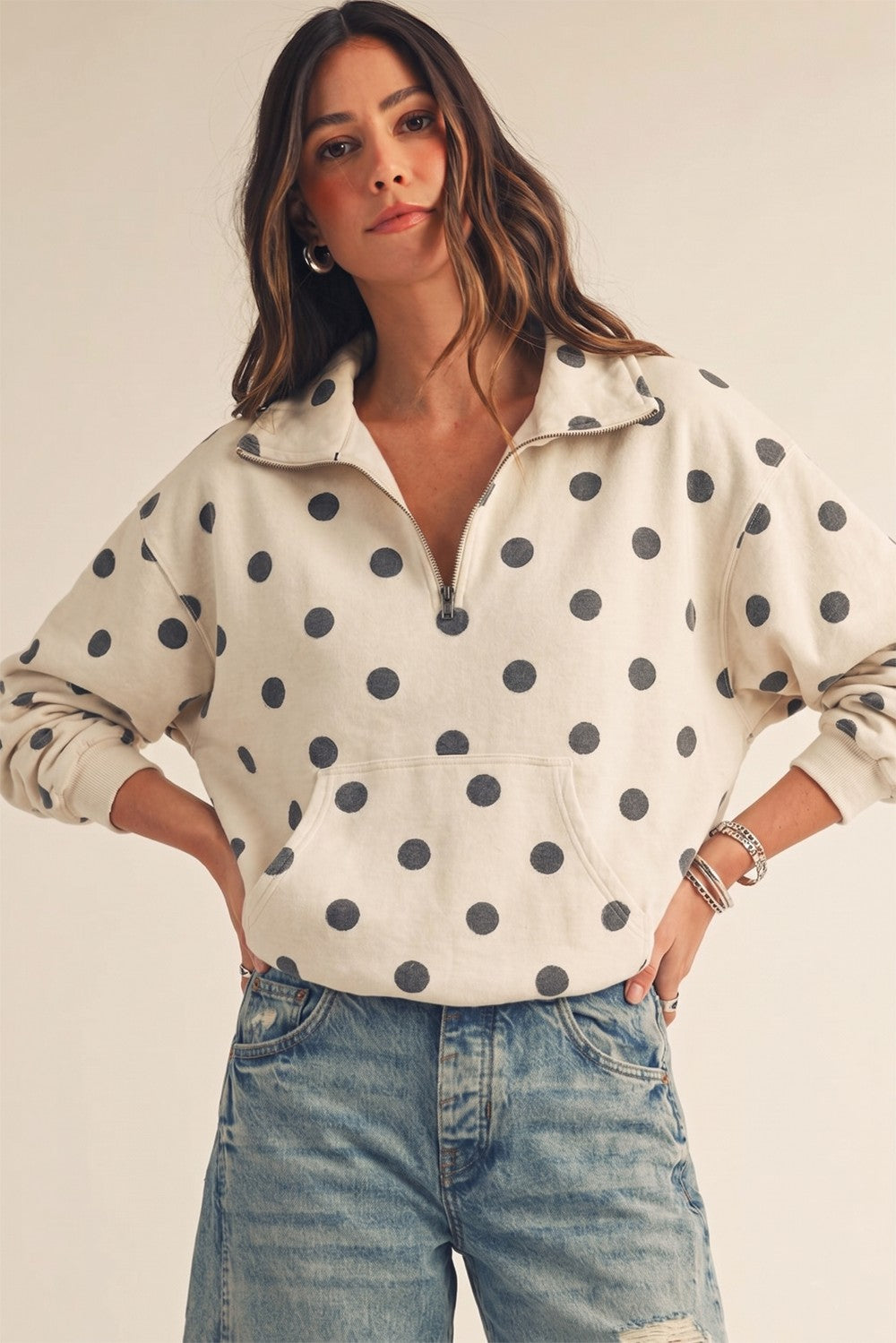 Riviera Dot Pullover
