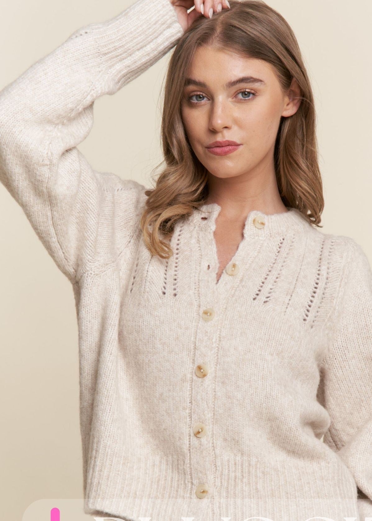 Warm Things Up Eyelet Cardigan