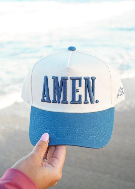 AMEN. Trucker Hat - Slate Blue