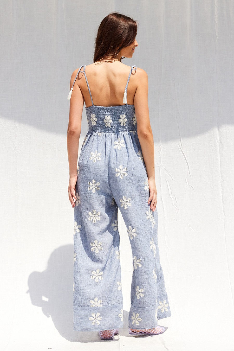 Jessi Floral Embroidered Jumpsuit