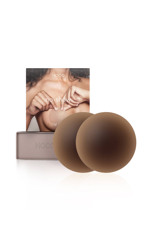 3in. No-Show | Reusable Adhesive Nipple Covers: No 9 Espresso