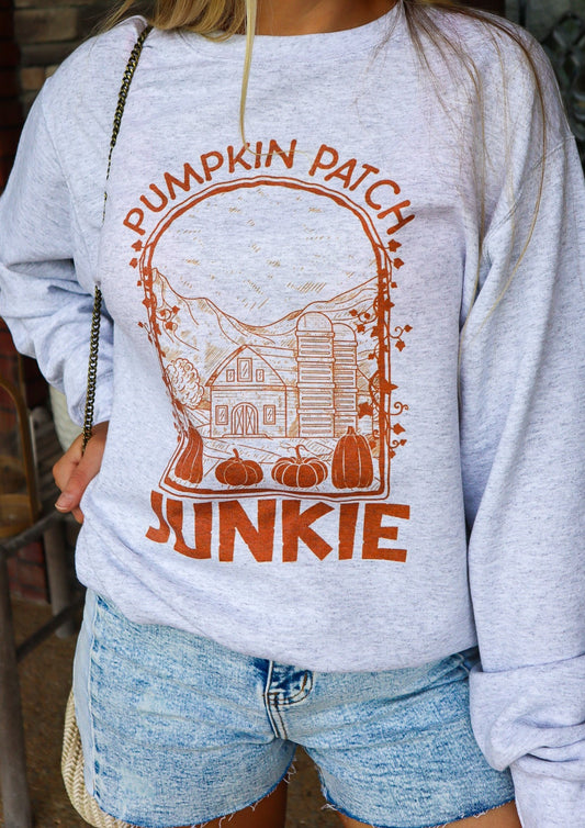 Pumpkin Patch Junkie Crewneck