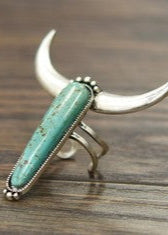 Longhorn Turquoise Ring