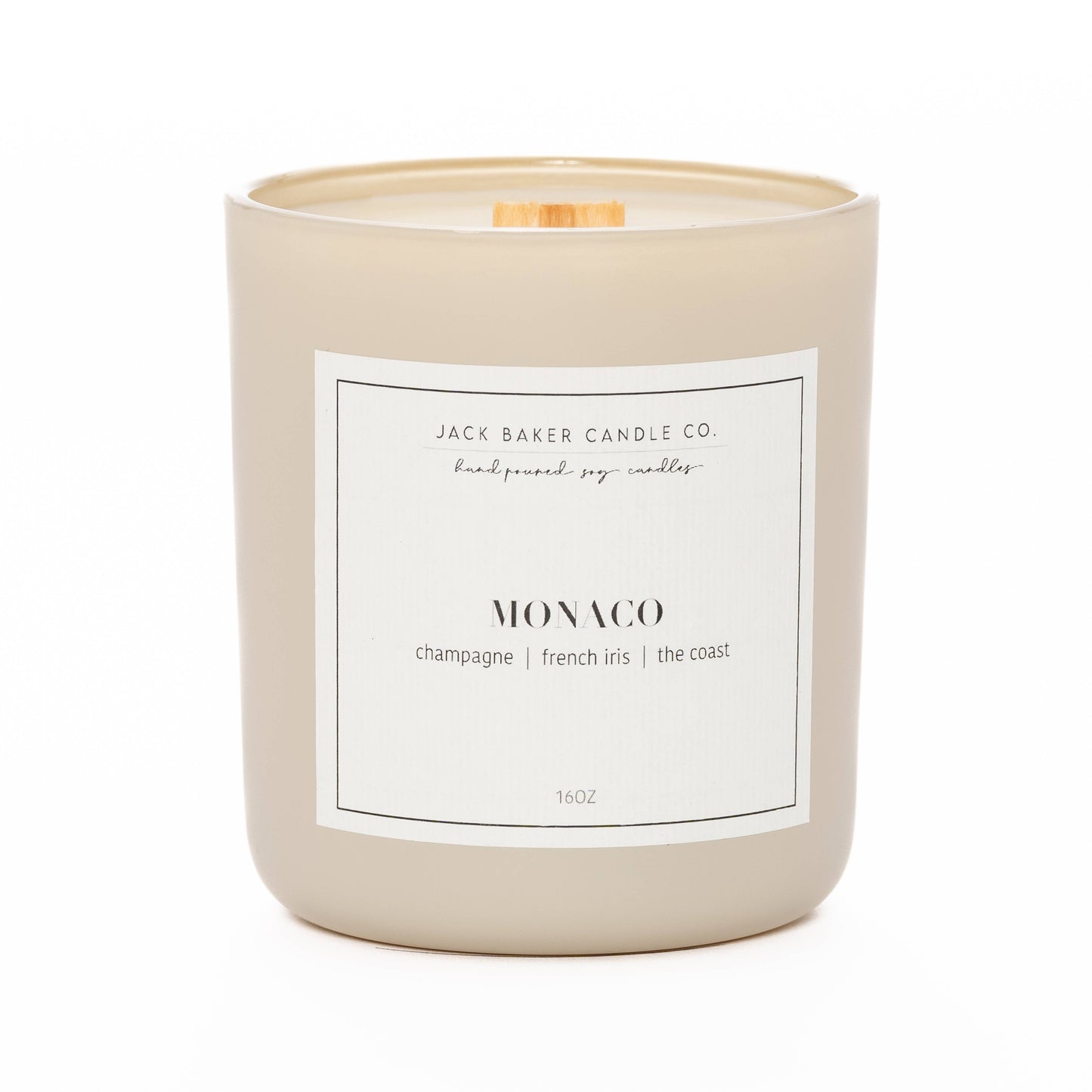 Butter by Jack Baker - Monaco - 16 oz Jar Candle