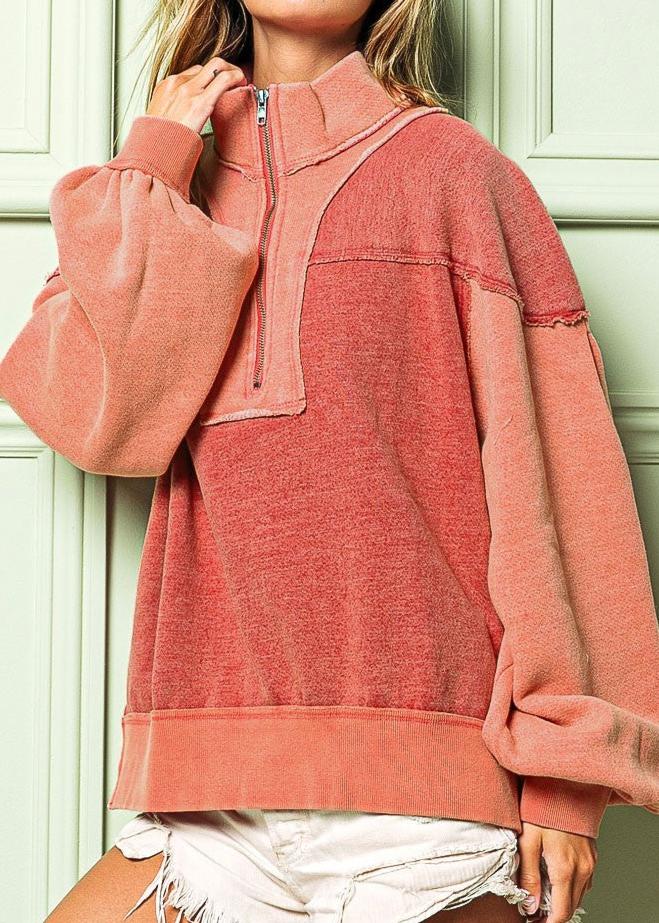 Hutton Vintage Wash Pullover