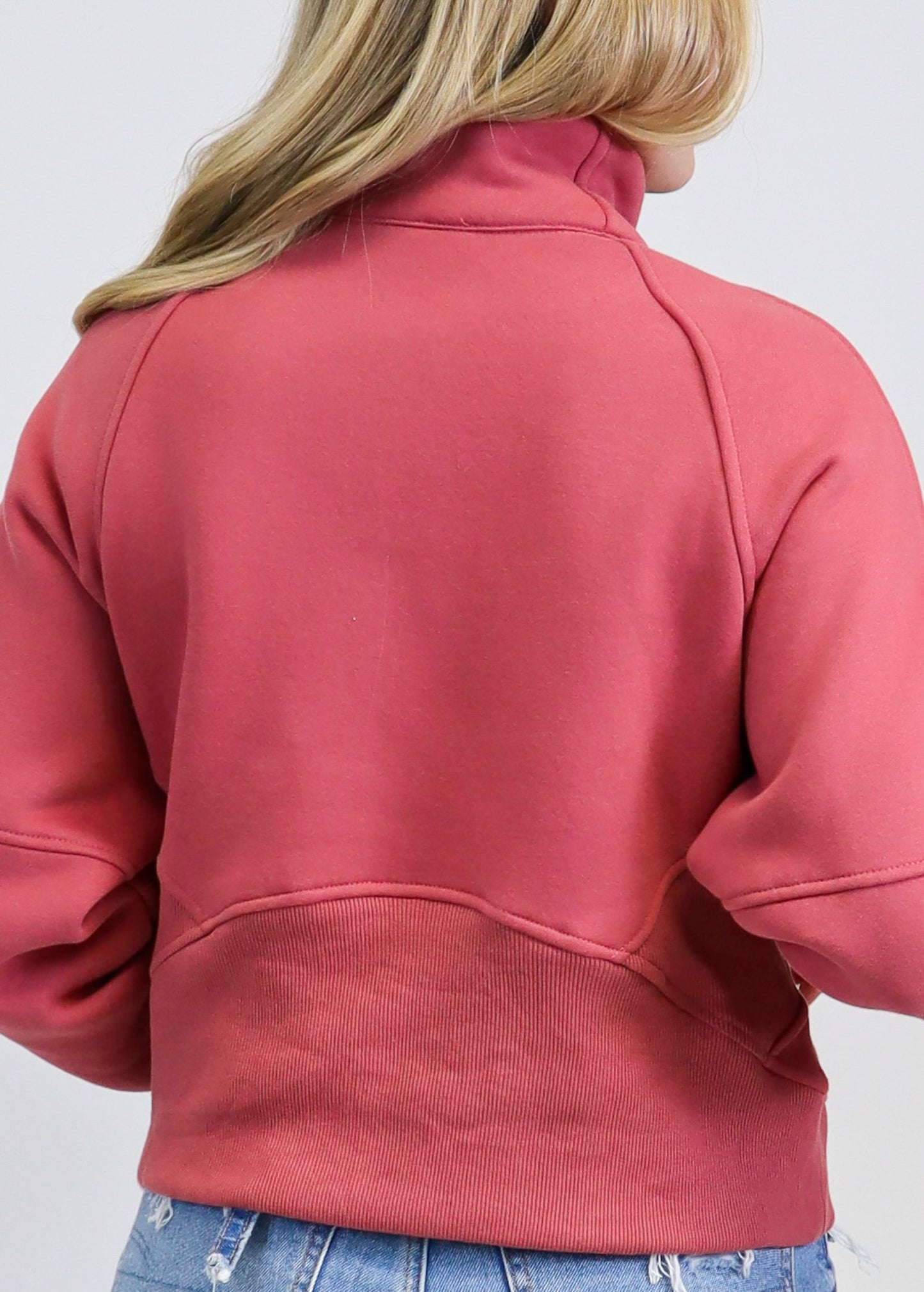 Desi Half Zip Pullover Berry