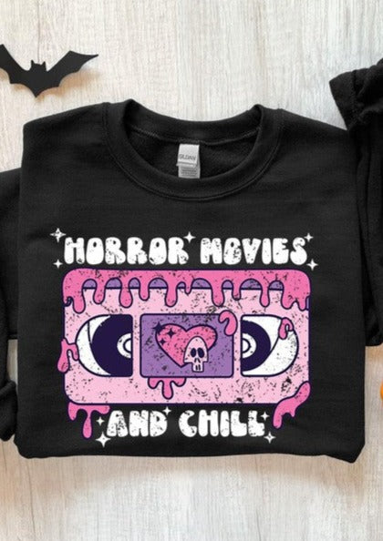 Horror Movies And Chill Sweat Shirt