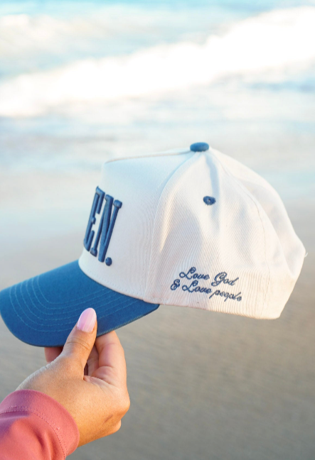 AMEN. Trucker Hat - Slate Blue