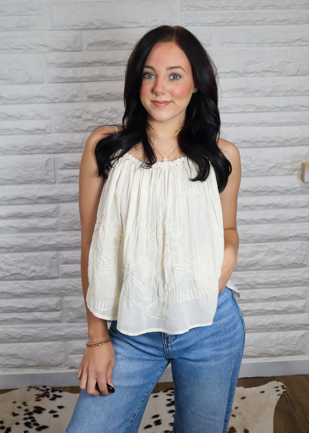 Sundance Embroidered Cami