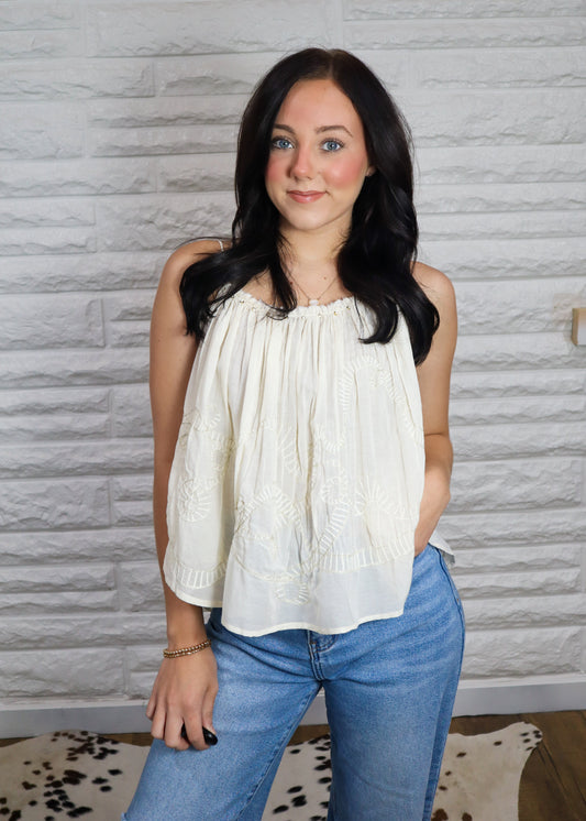 Sundance Embroidered Cami
