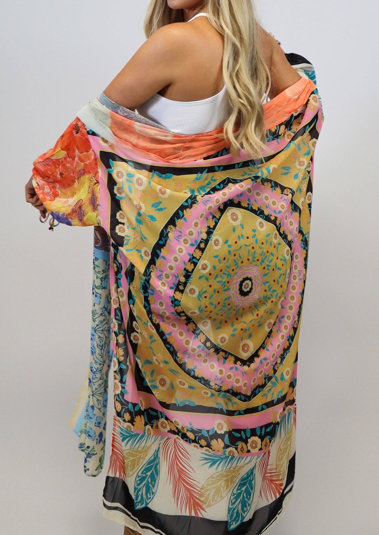 Poppy Patchwork Kimono