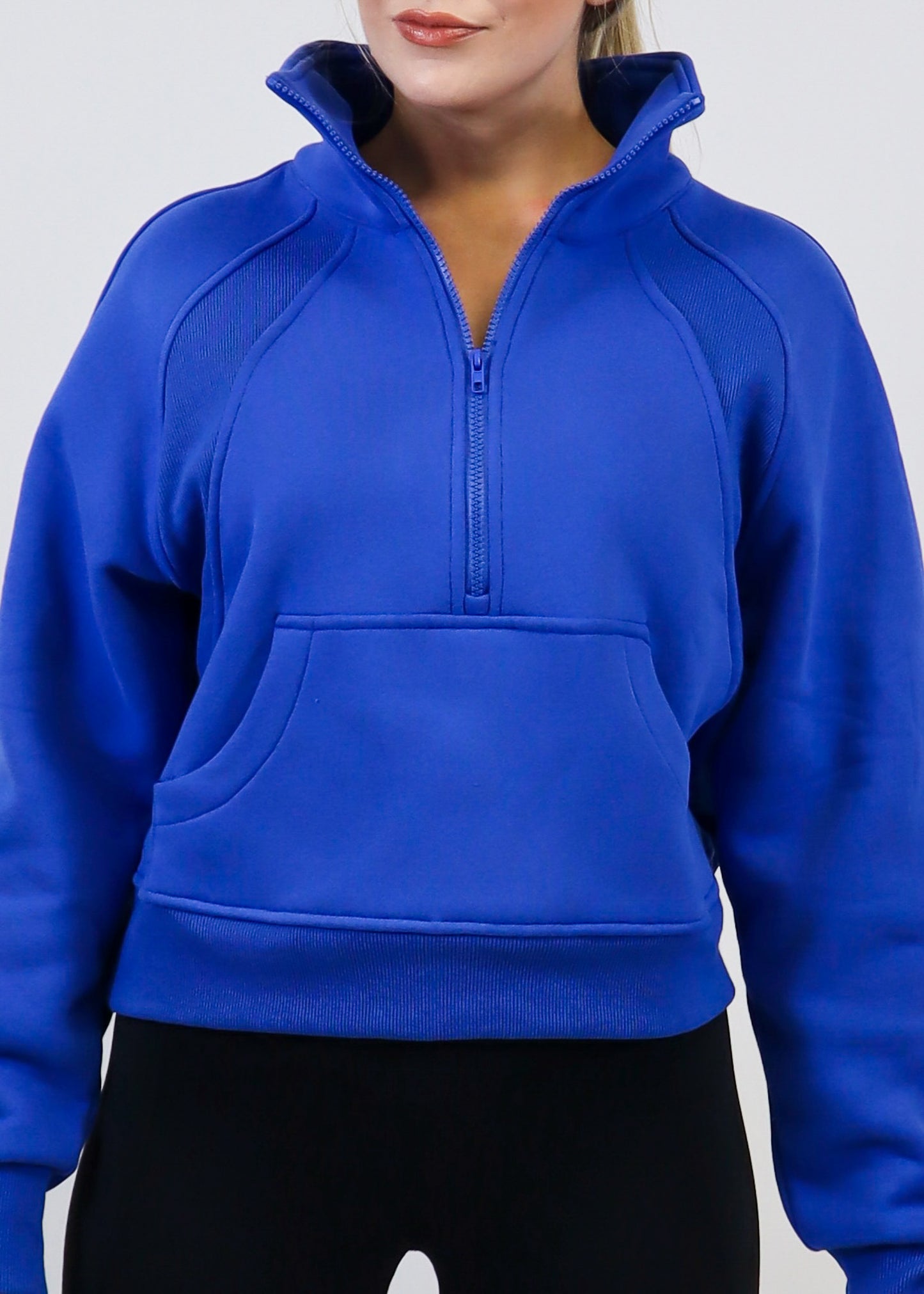 Desi Half Zip Pullover Cobalt