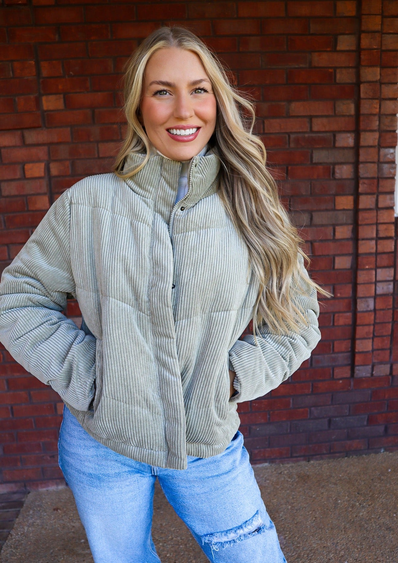 ★CODE GRAPHY★Corduroy Work Padded Jacket★コーデュロイ HEAT PADDED Corduroy Jacket | GU US