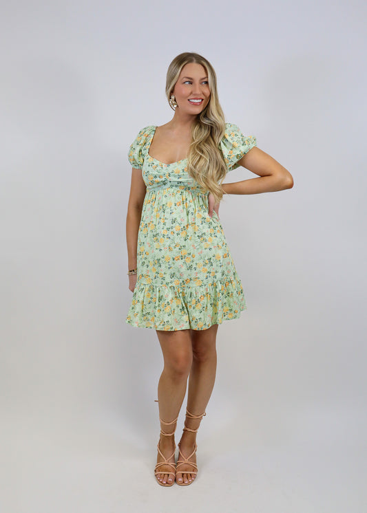 Floral Fields Tiered Dress