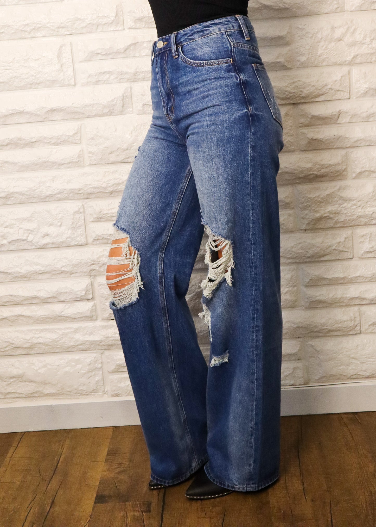 Lindsey 90's Vintage Loose Jeans