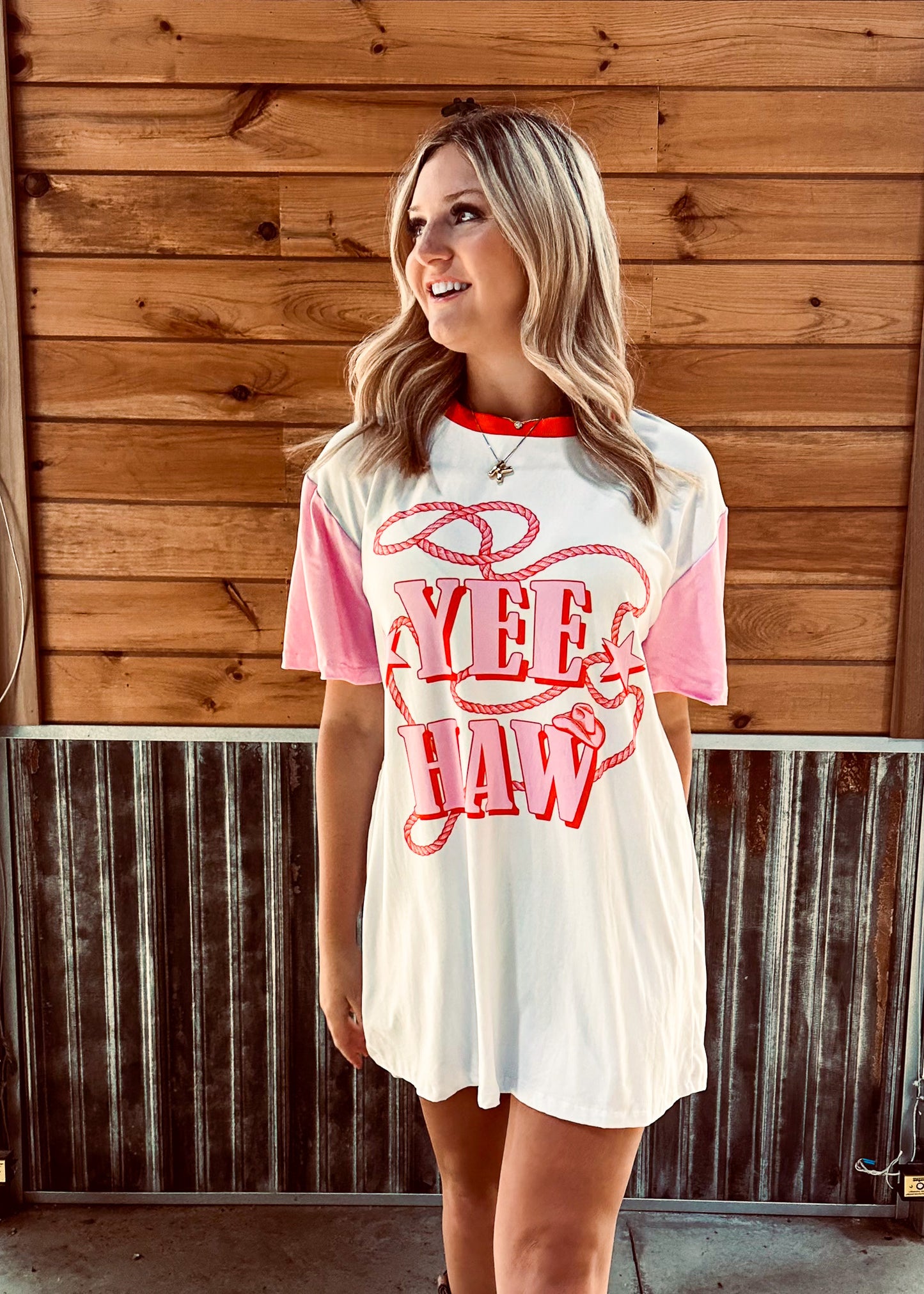 Yee Haw T-Shirt Dress