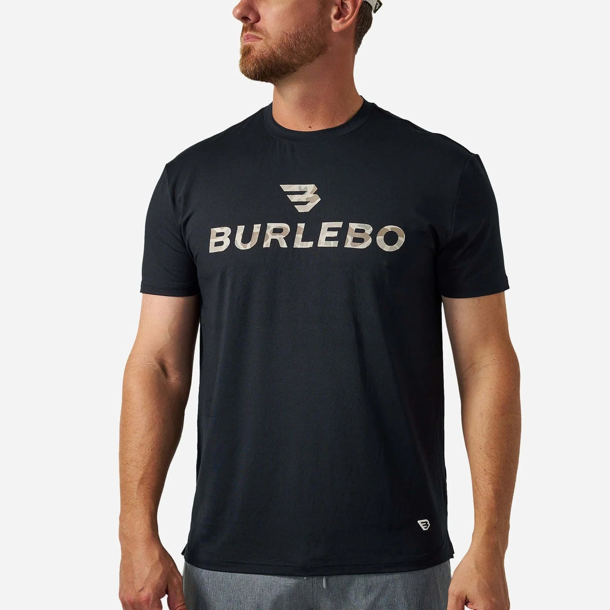 Go To Tee - Black & Classic Deer Camo