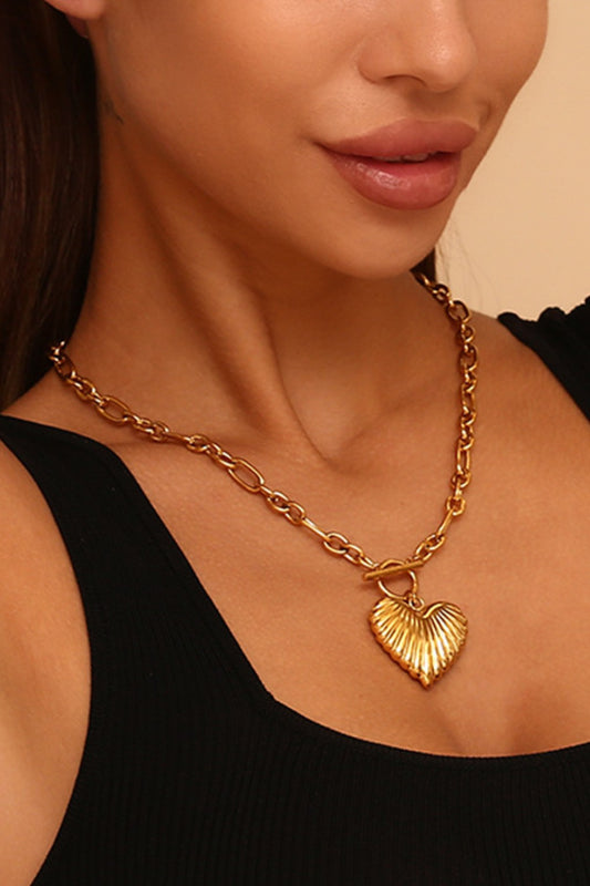 Farrah Heart Pendant Necklace