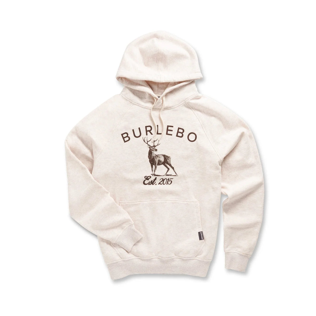 Fleece Hoodie - Whitetail Deer - Heather Oatmeal