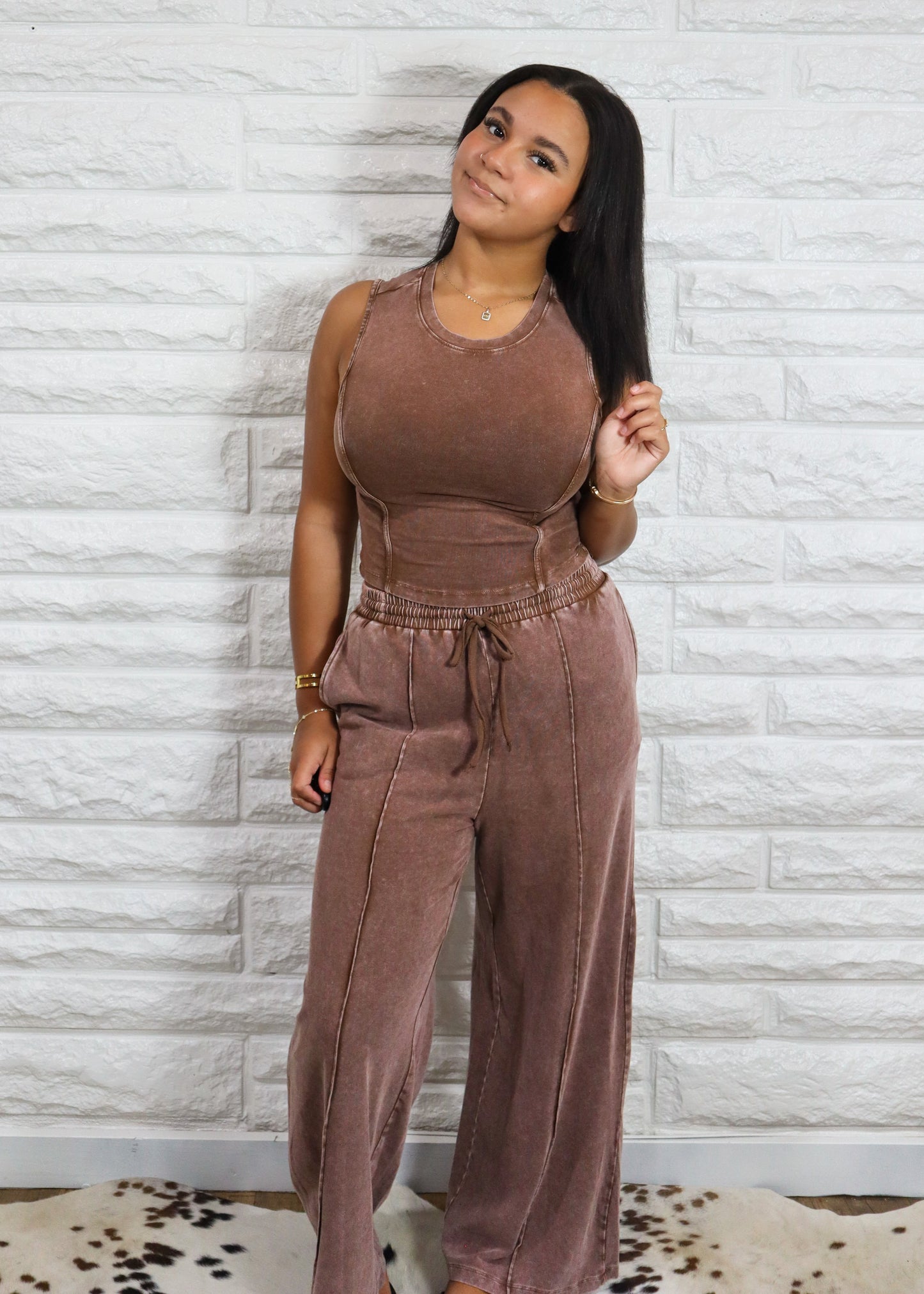 Wander West Lounge Set - Chocolate