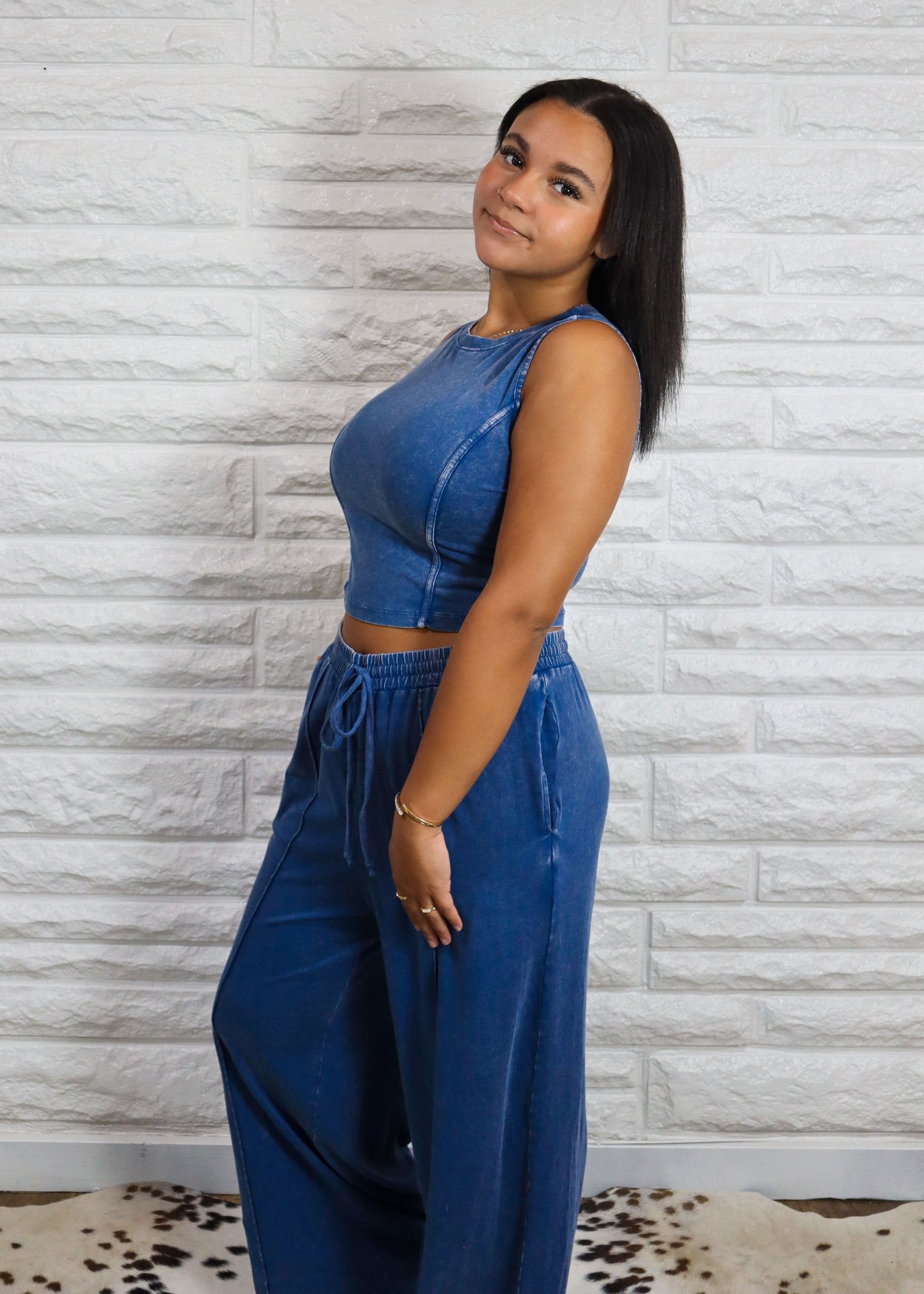 Wander West Lounge Set - Navy