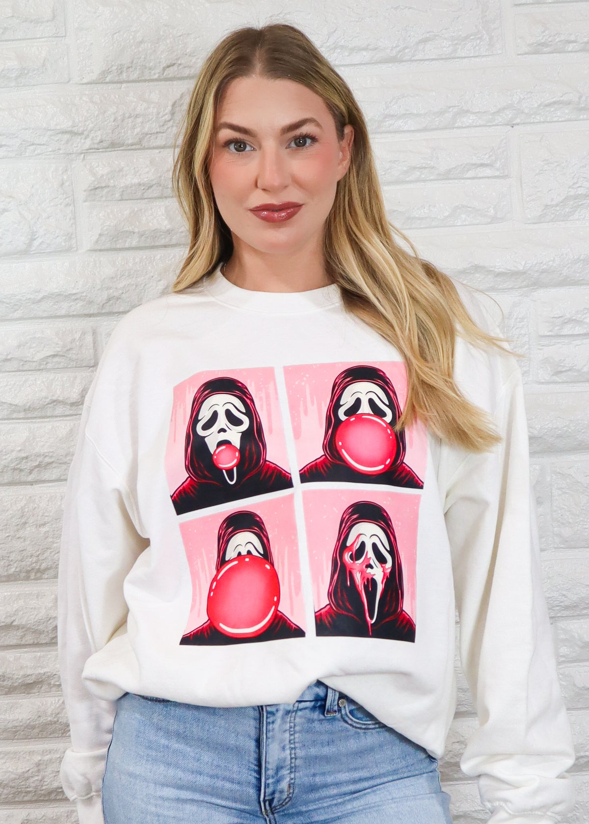 Ghostface Bubble Gum Sweatshirt