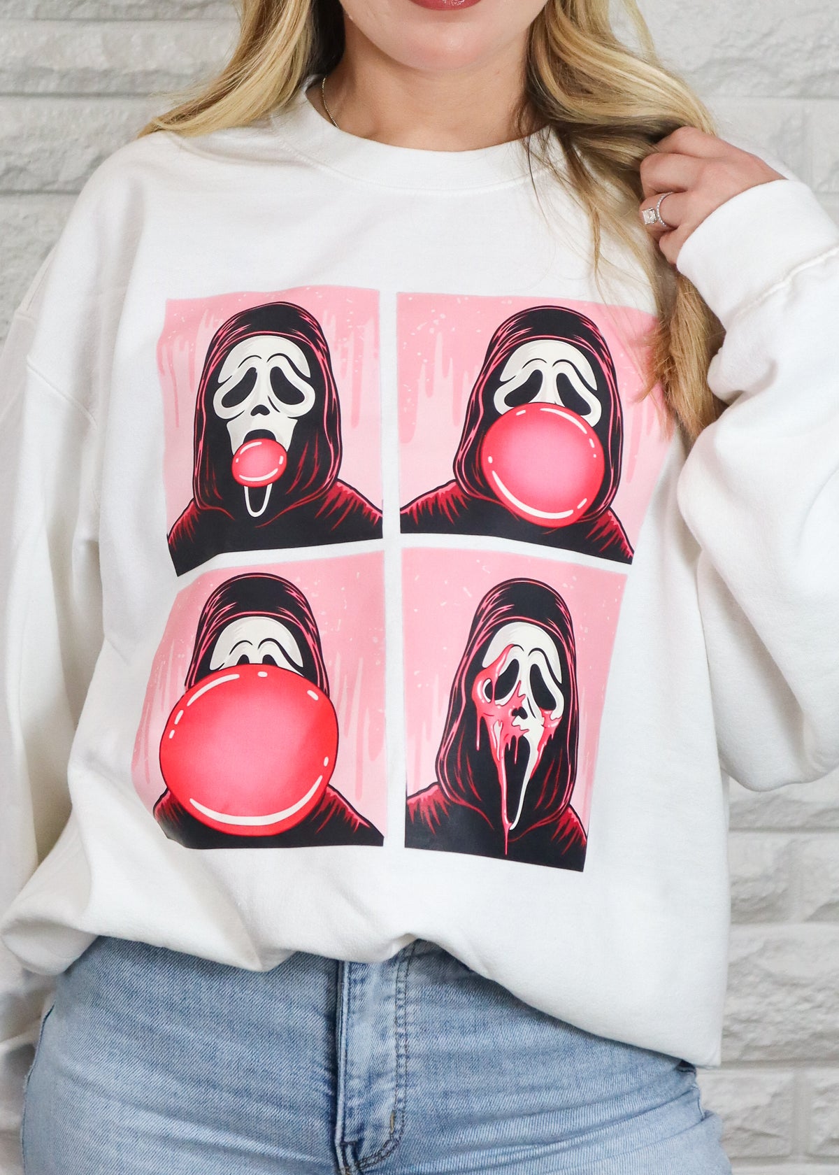 Ghostface Bubble Gum Sweatshirt