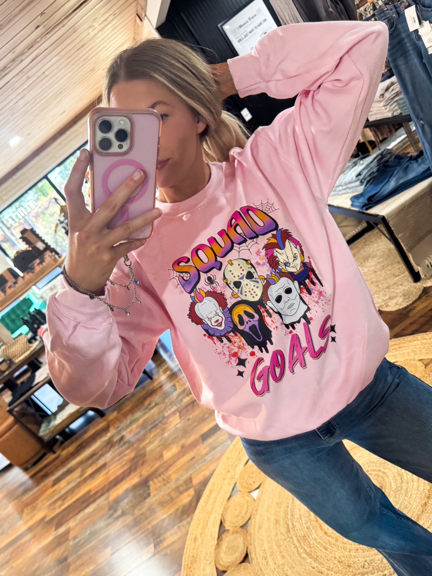 Squad Goals Graphic Sweatshirt