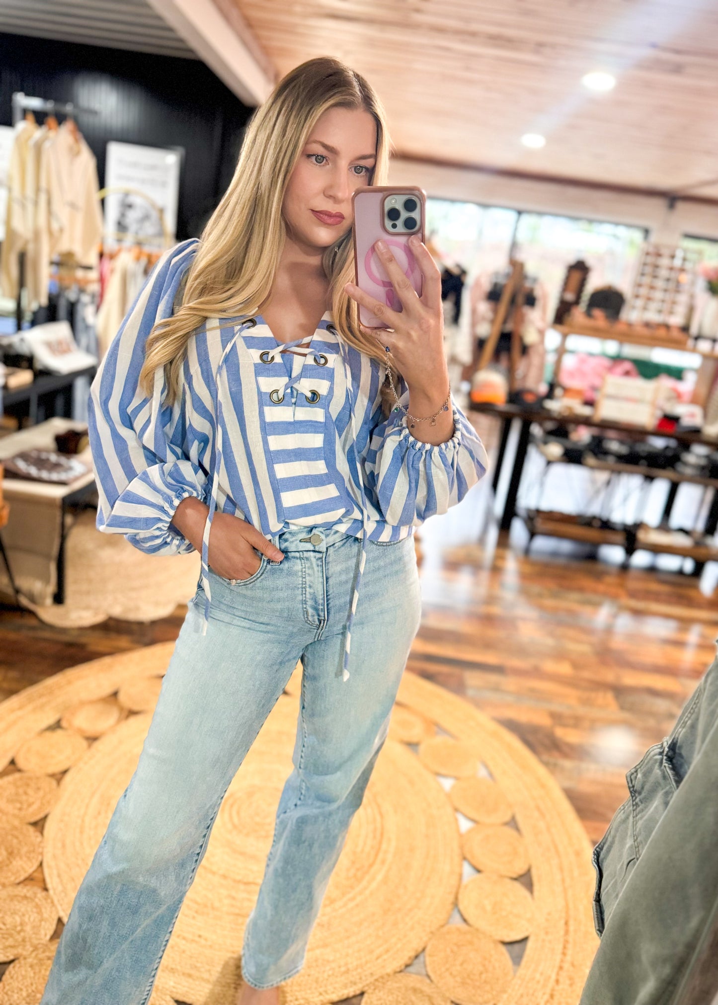 The Loft Linen Dolman Top