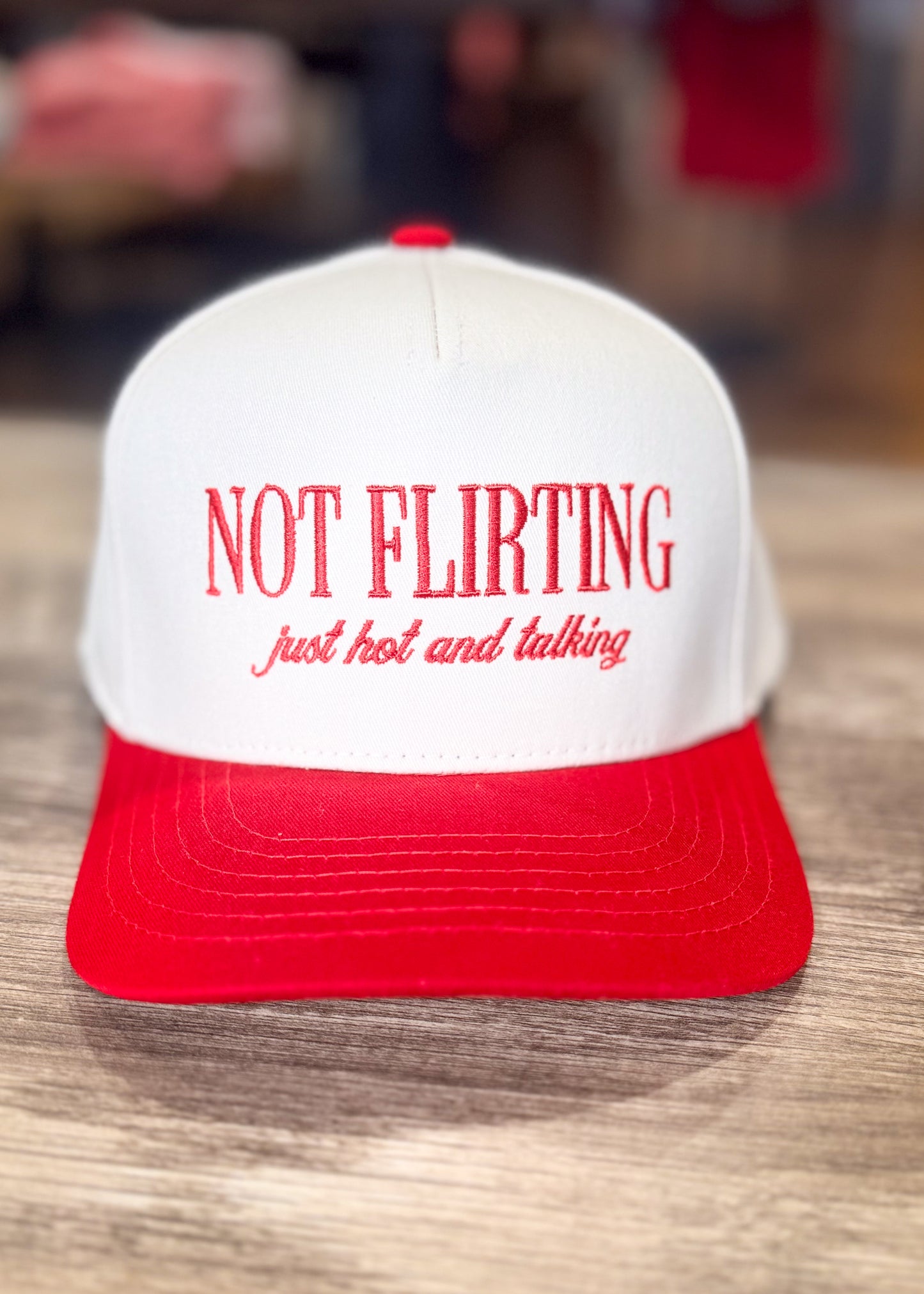 Not Flirting - Just Hot and Talking Hat
