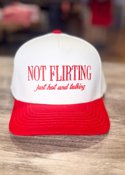 Not Flirting - Just Hot and Talking Hat