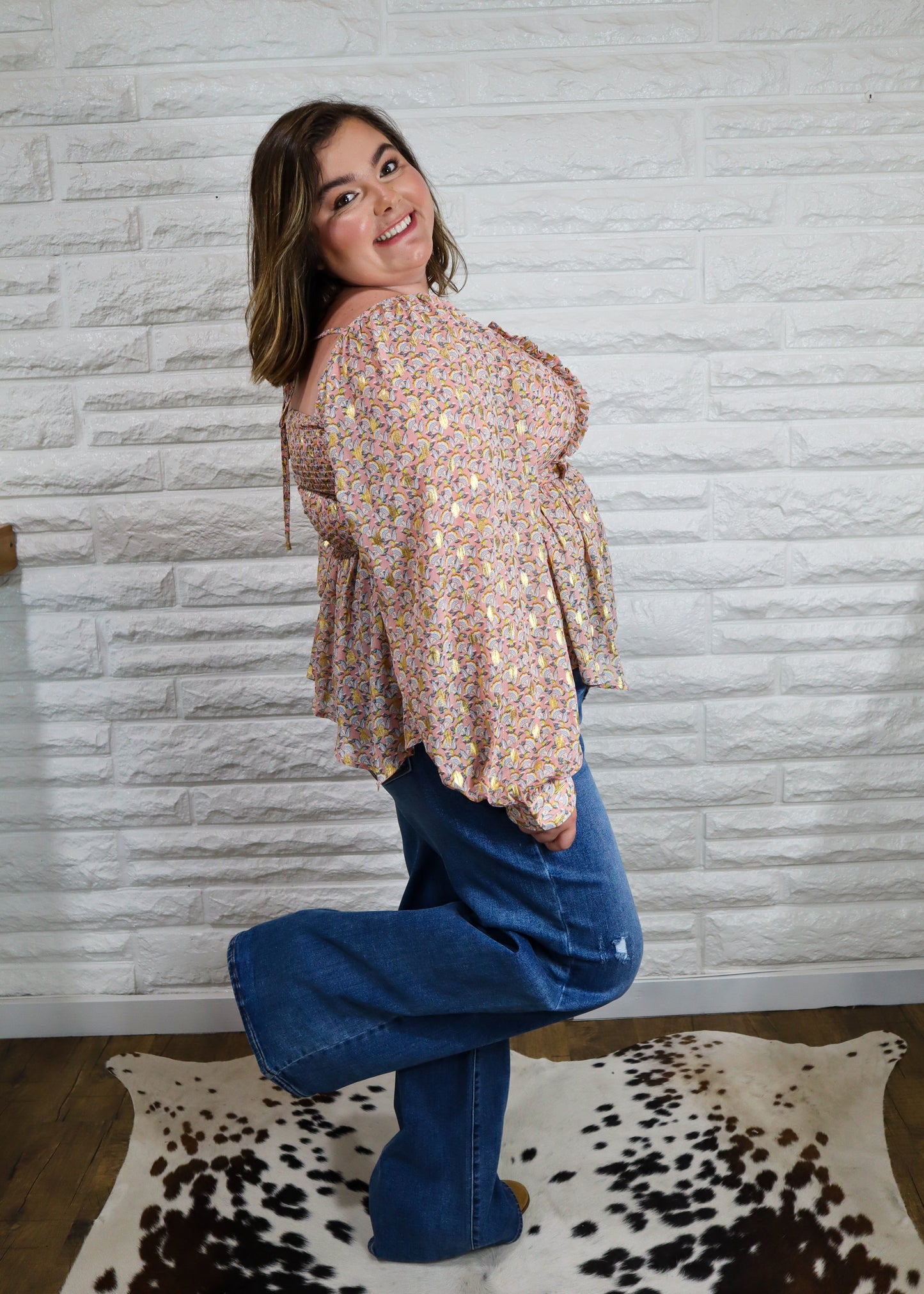 All The Feels Floral Blouse