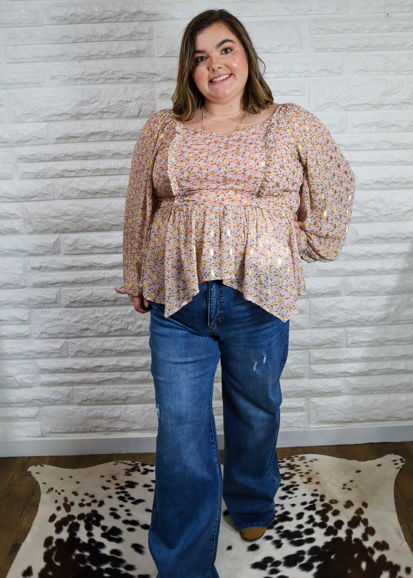 All The Feels Floral Blouse