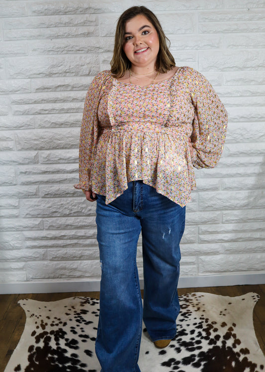 All The Feels Floral Blouse