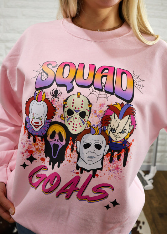 Squad Goals Graphic Sweatshirt